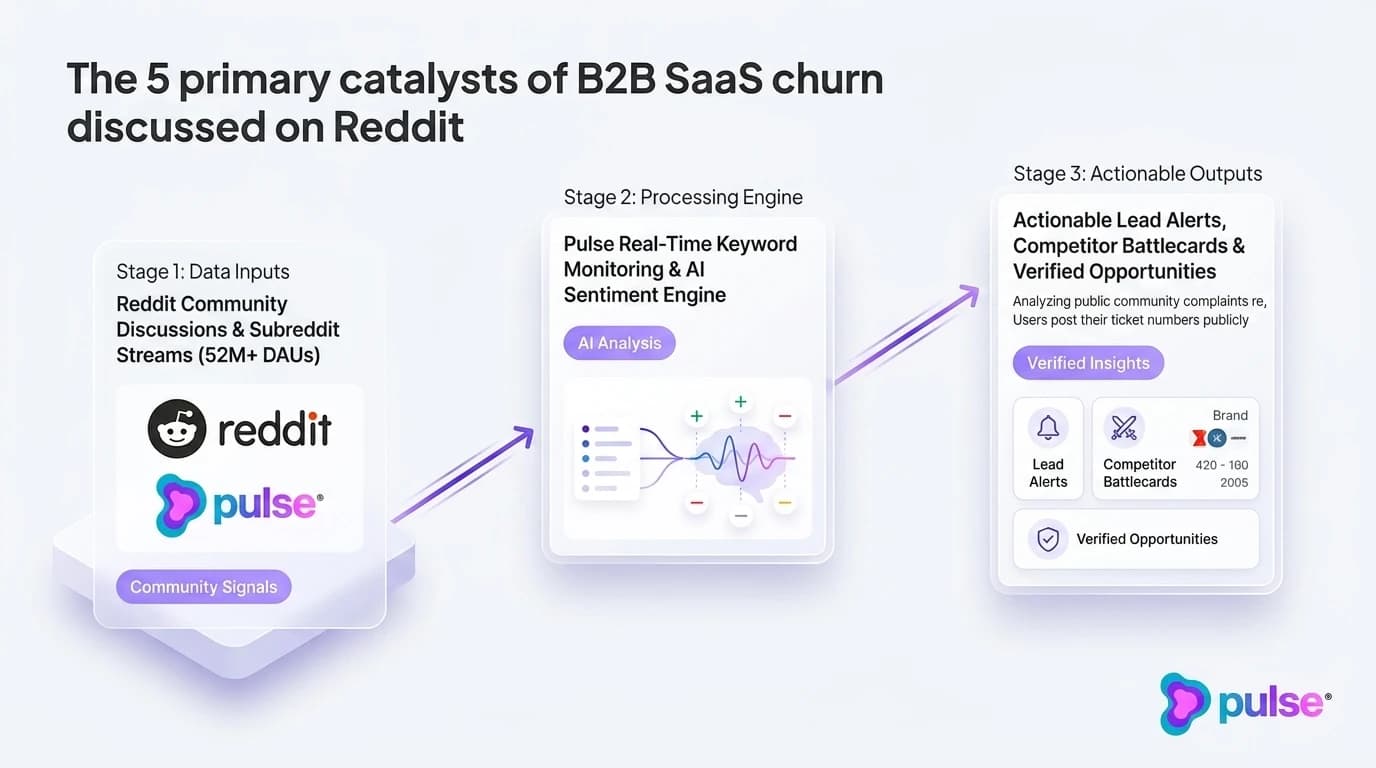 Visual diagram of the closed-loop Customer Success feedback architecture for resolving Reddit customer grievances