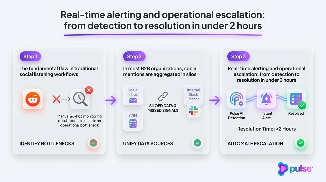 Data visualization and comparative metric benchmarks for Real-time alerting and operational escalation: from detection to resolution in under 2 hours