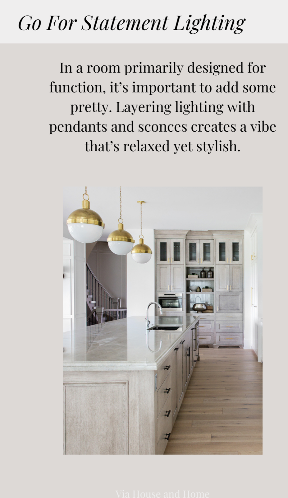 Designer interior styling advice and tip post