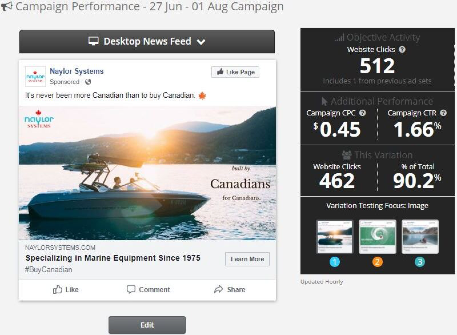 Marine dock and shore systems direct response ad
